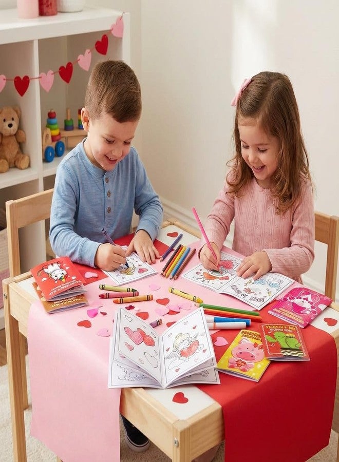 Eternity sky 54PCS Valentines Coloring Book for Kids-Valentine's Day Goodie Bag Stuffer Filler Gift School Classroom Activity Party Favors Supplies - Image 4
